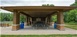 Perry Park Pavilion in the Summertime
