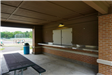 Perry Park Pavilion Concessions Area and Picnic Table
