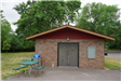 Perry Park Warming House in the Summertime