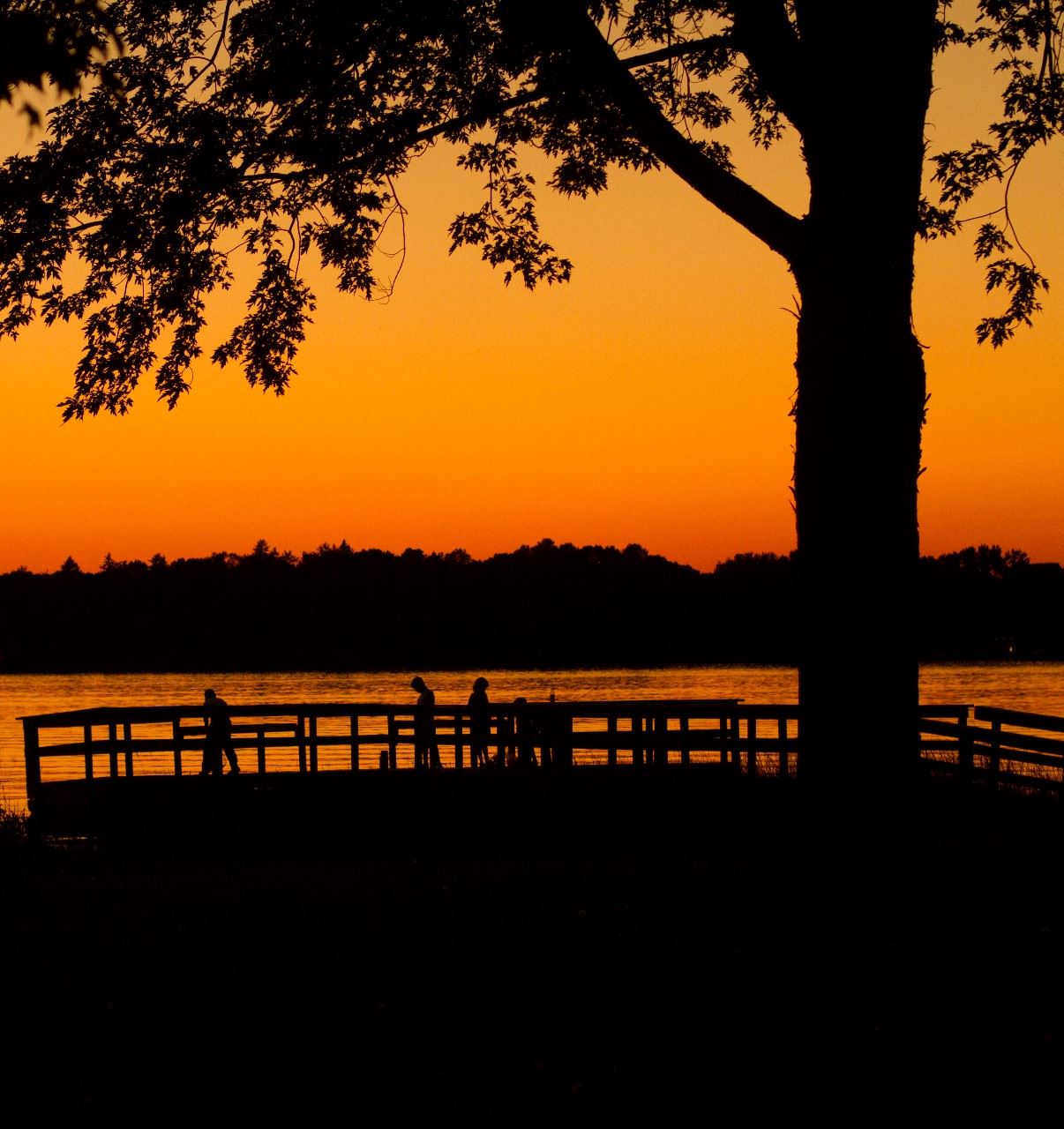 Lake Josephine at Sunset