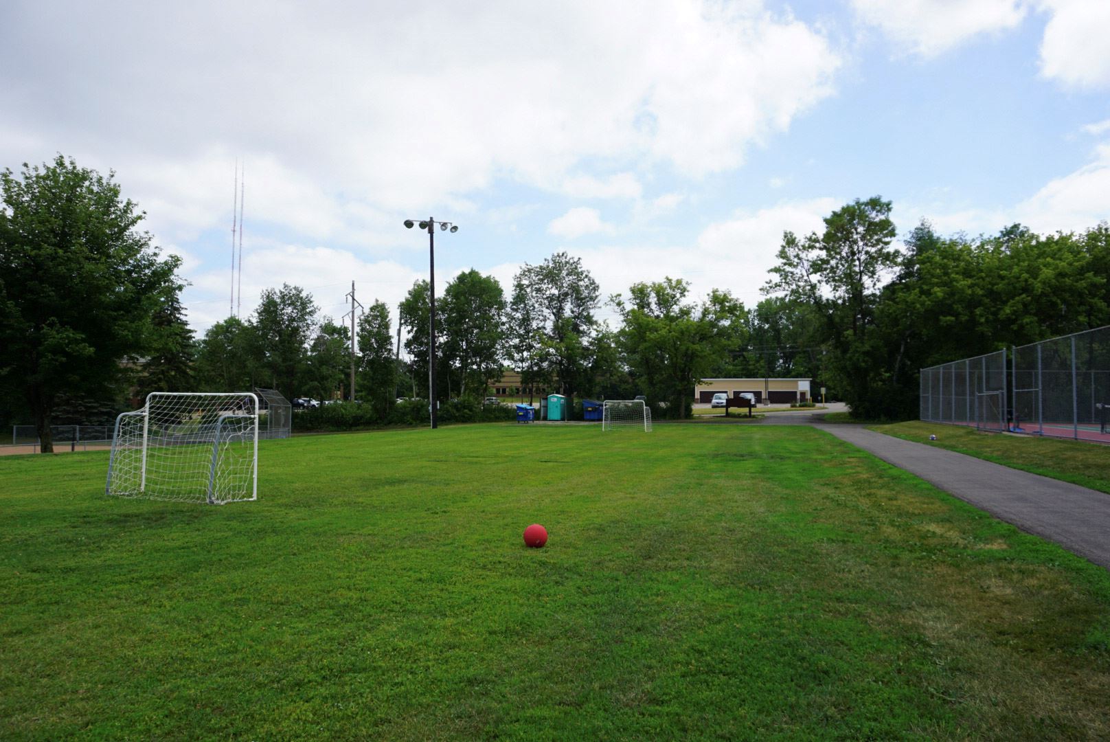 Cummings Park Soccer Field in the Summertime