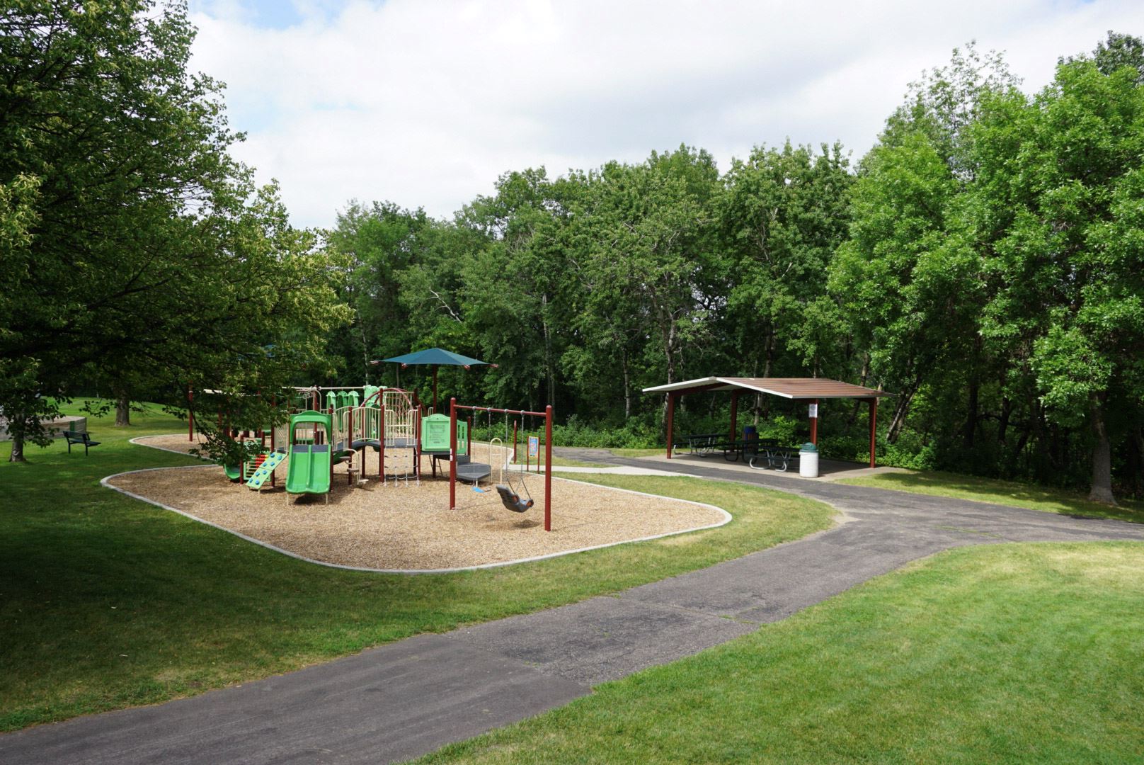Cummings Park Playground in the Summertime