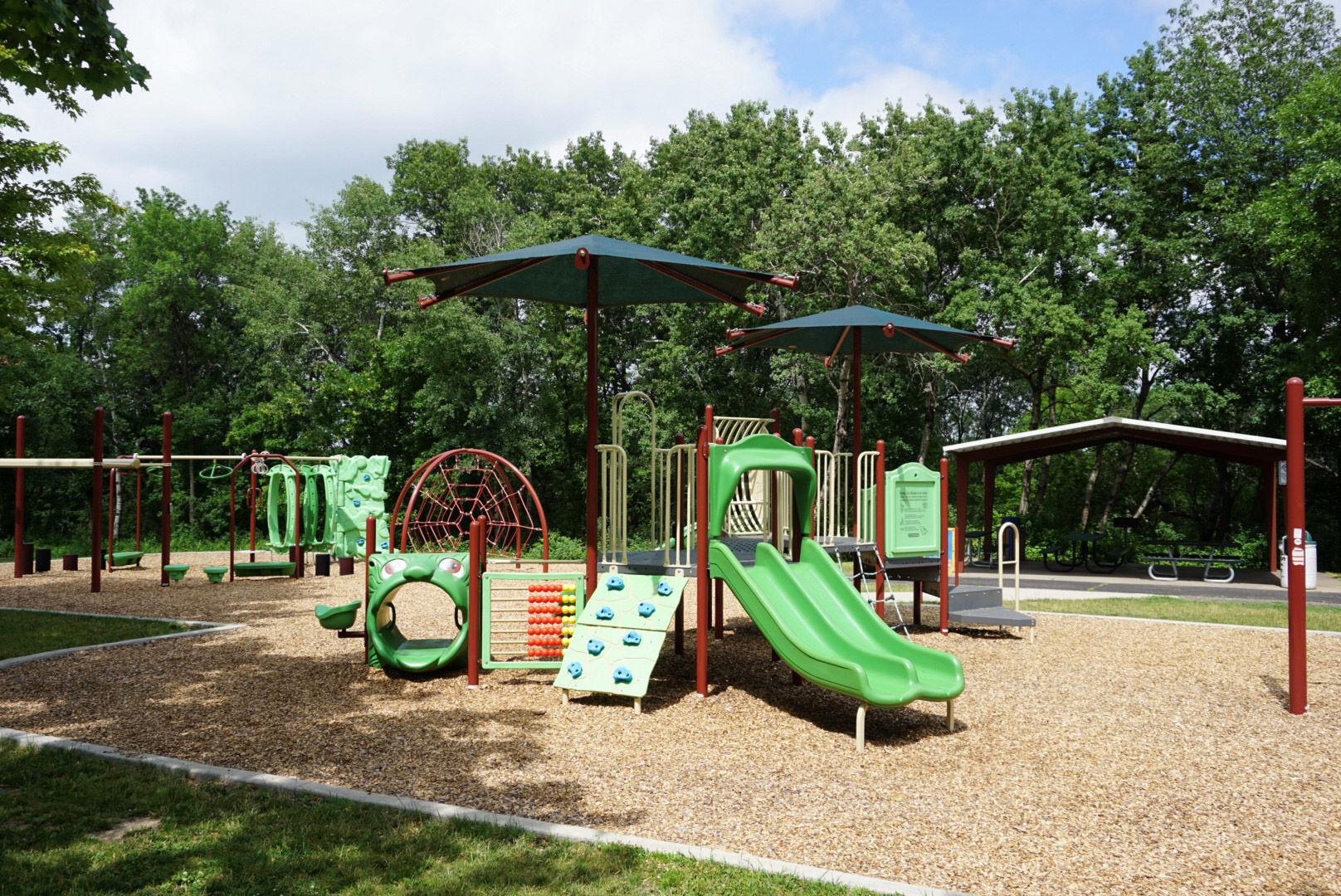Cummings Park Playground in the Summertime