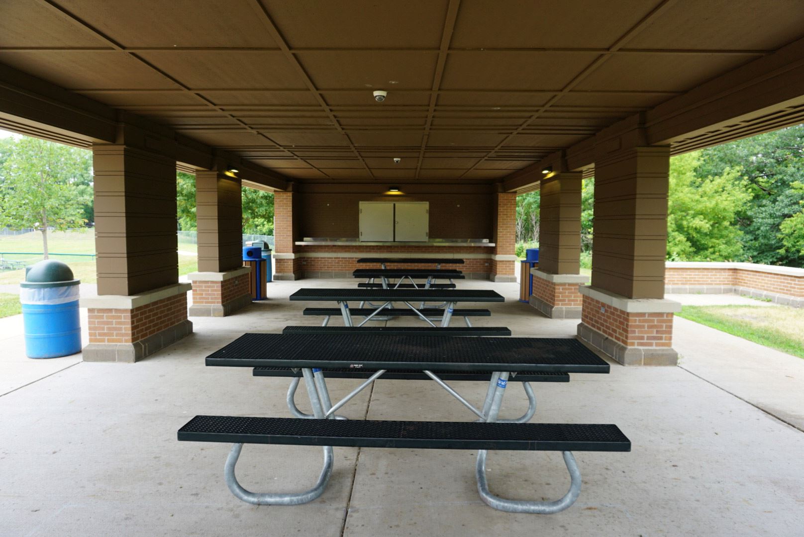 Perry Park Pavilion in the Summertime