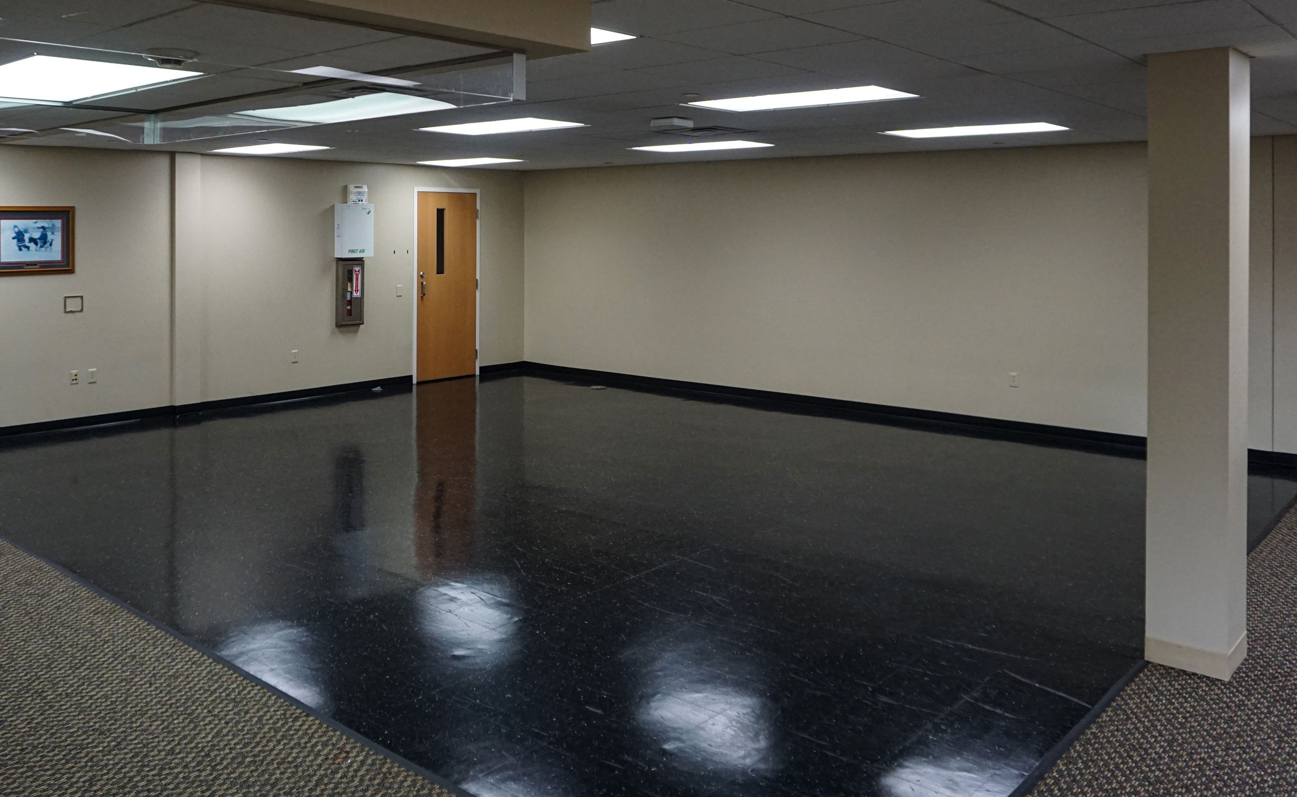 City Hall Community Room from main staircase