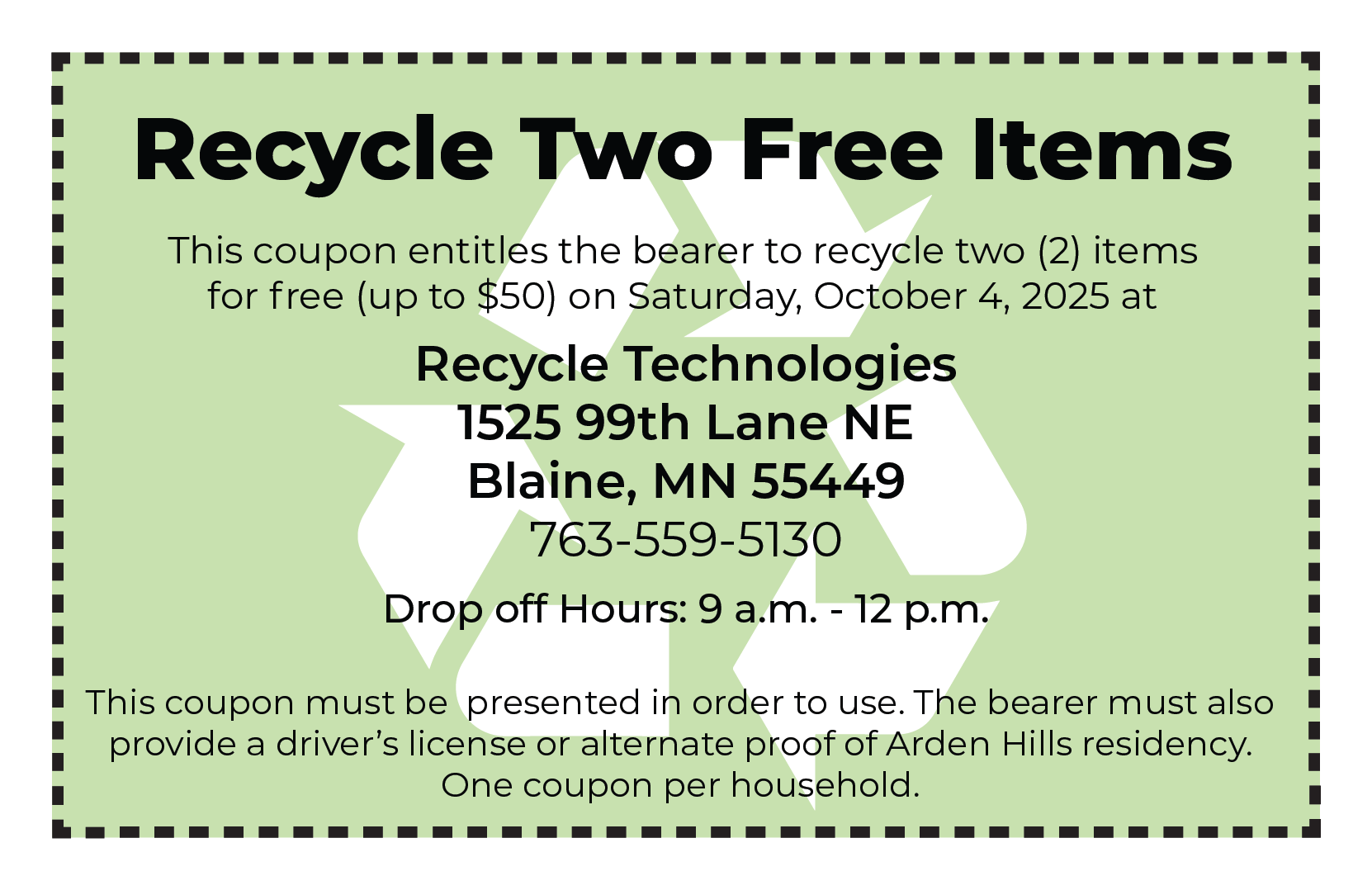 2025 Fall Clean-up COUPON